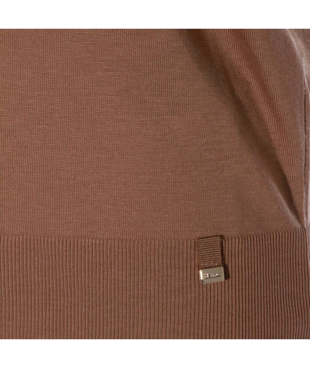 HERNO Коричневая футболка, фото 4