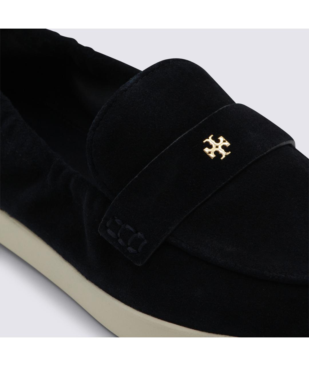 TORY BURCH Темно-синие замшевые лоферы, фото 4
