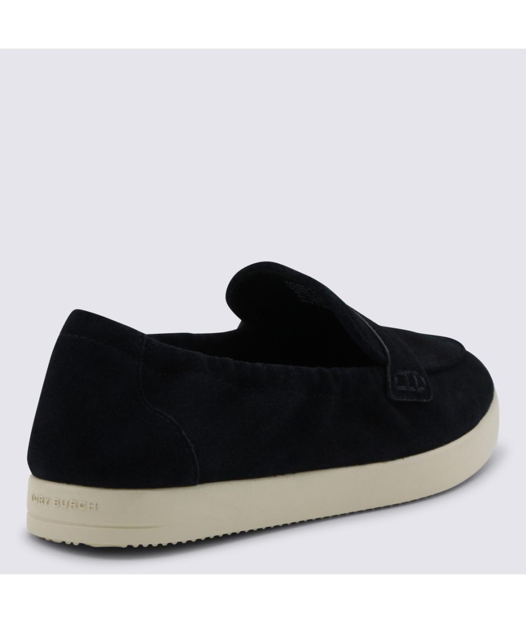 TORY BURCH Темно-синие замшевые лоферы, фото 3