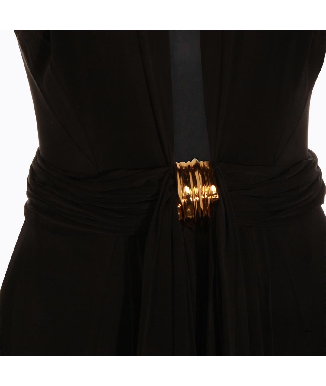 ELISABETTA FRANCHI Черное вечернее платье, фото 3