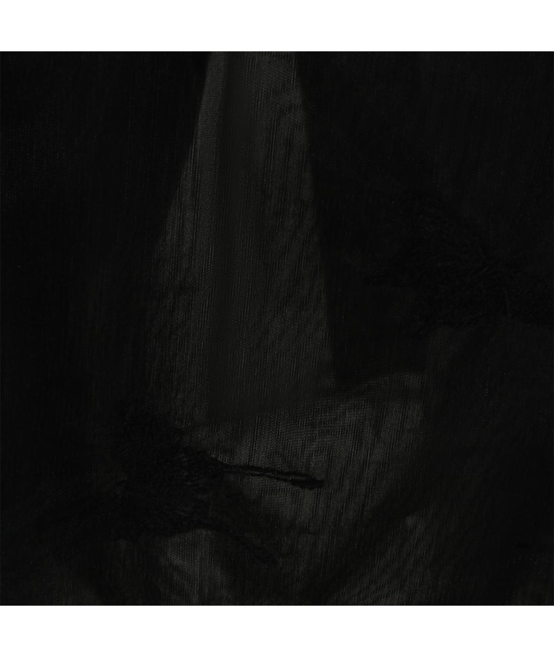 BLUMARINE Черная полиамидовая юбка миди, фото 3