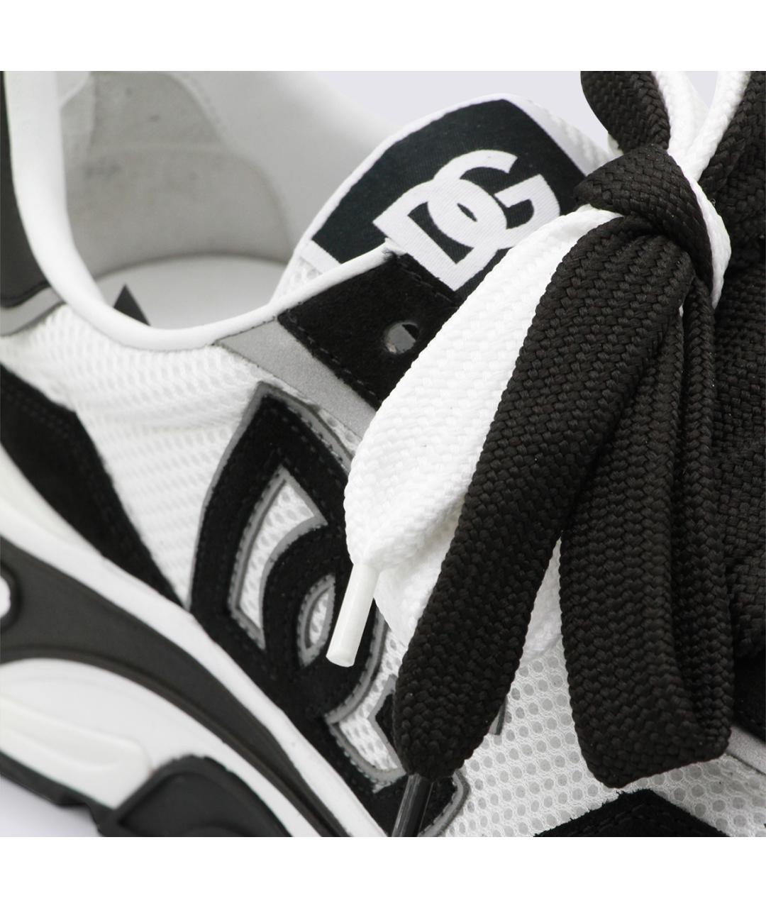 DOLCE&GABBANA Мульти текстильные низкие кроссовки / кеды, фото 4