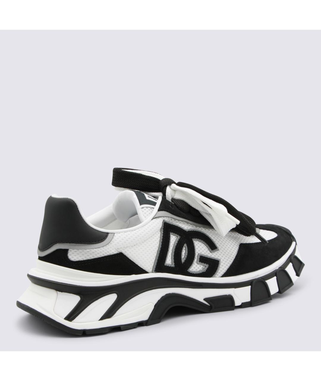 DOLCE&GABBANA Мульти текстильные низкие кроссовки / кеды, фото 3