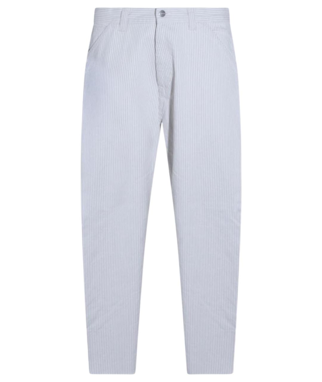 CARHARTT WIP Белые хлопковые повседневные брюки, фото 1