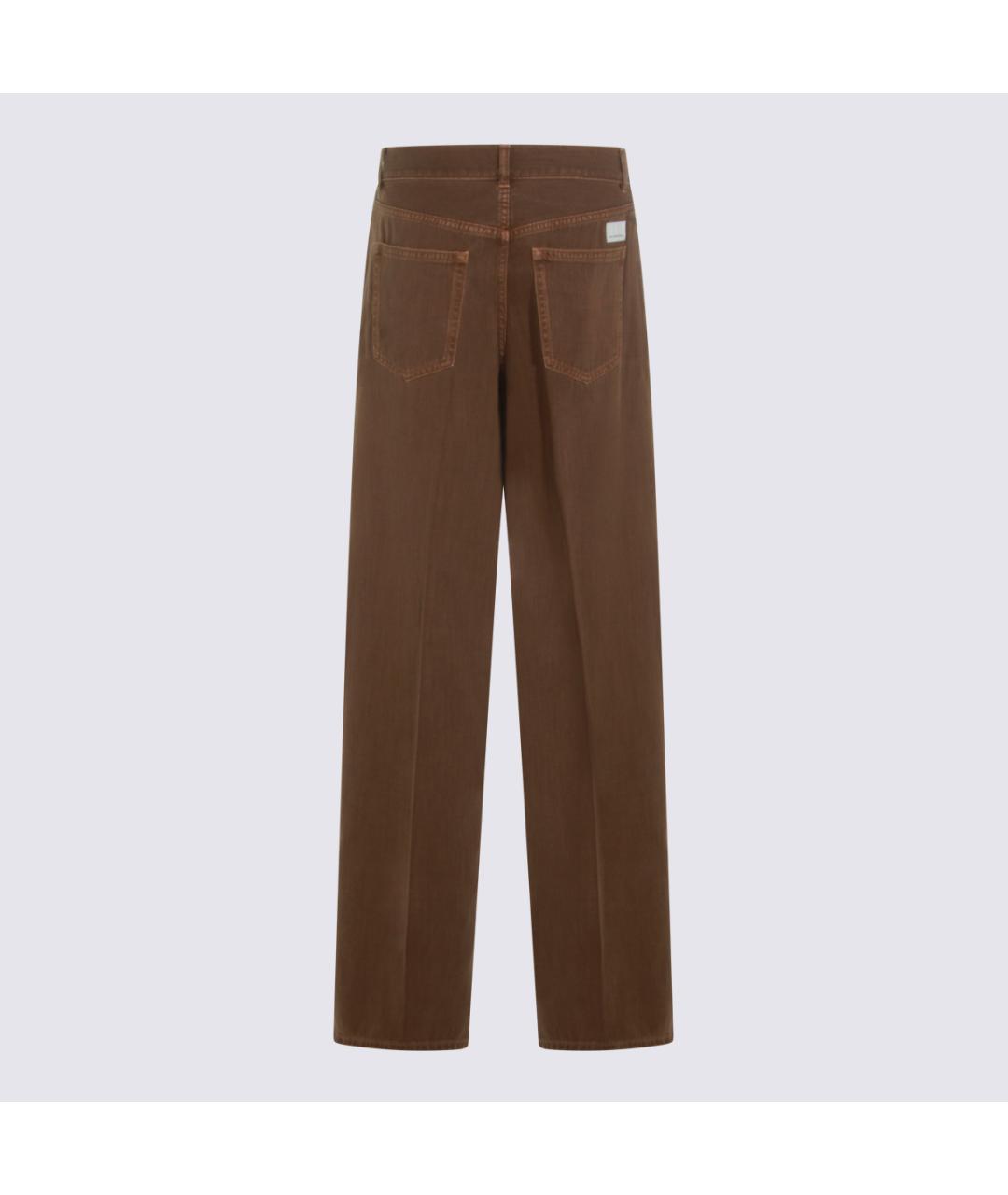 NINE IN THE MORNING Коричневые прямые джинсы, фото 2