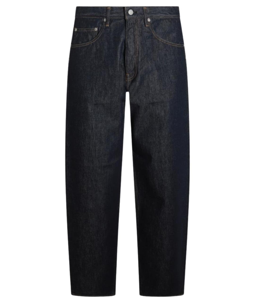 AURALEE Синие хлопковые прямые джинсы, фото 1