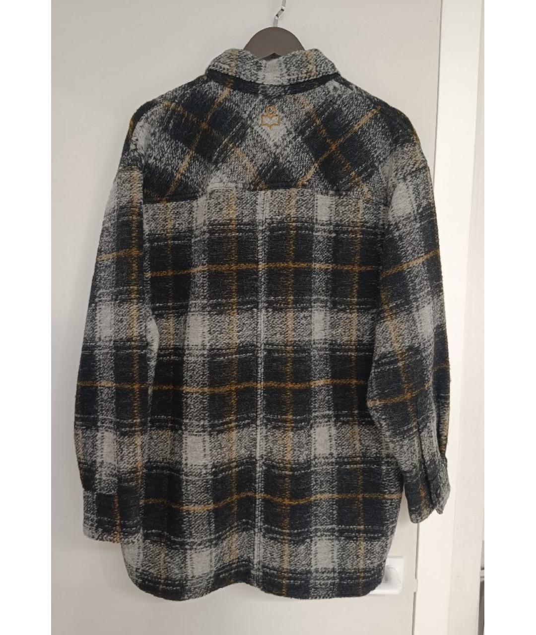 ISABEL MARANT Черное шерстяное пальто, фото 2