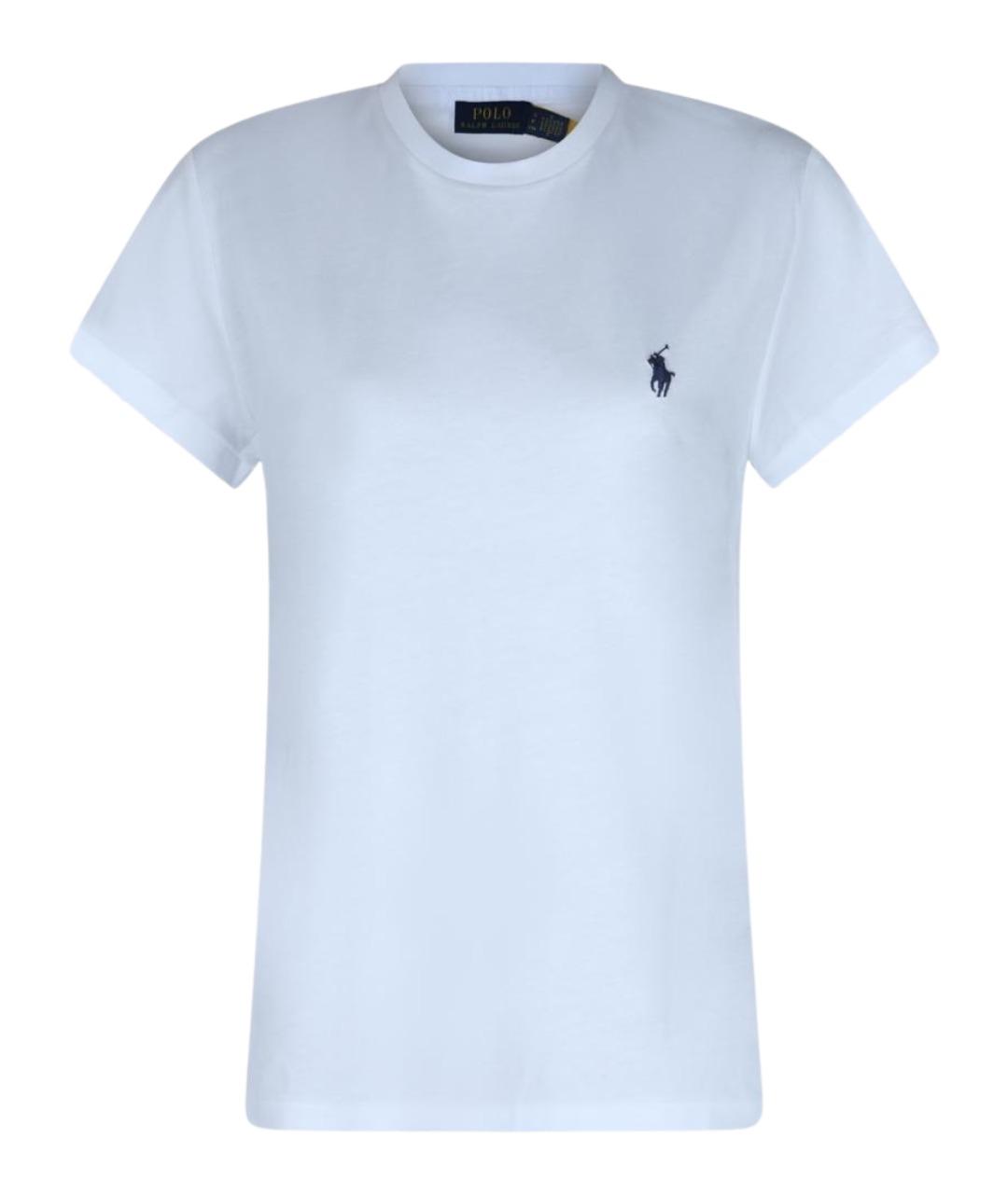 POLO RALPH LAUREN Белая хлопковая футболка, фото 1