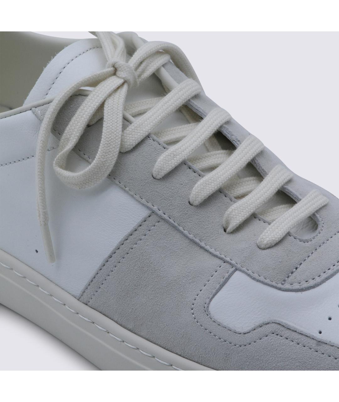 COMMON PROJECTS Белые кожаные низкие кроссовки / кеды, фото 4