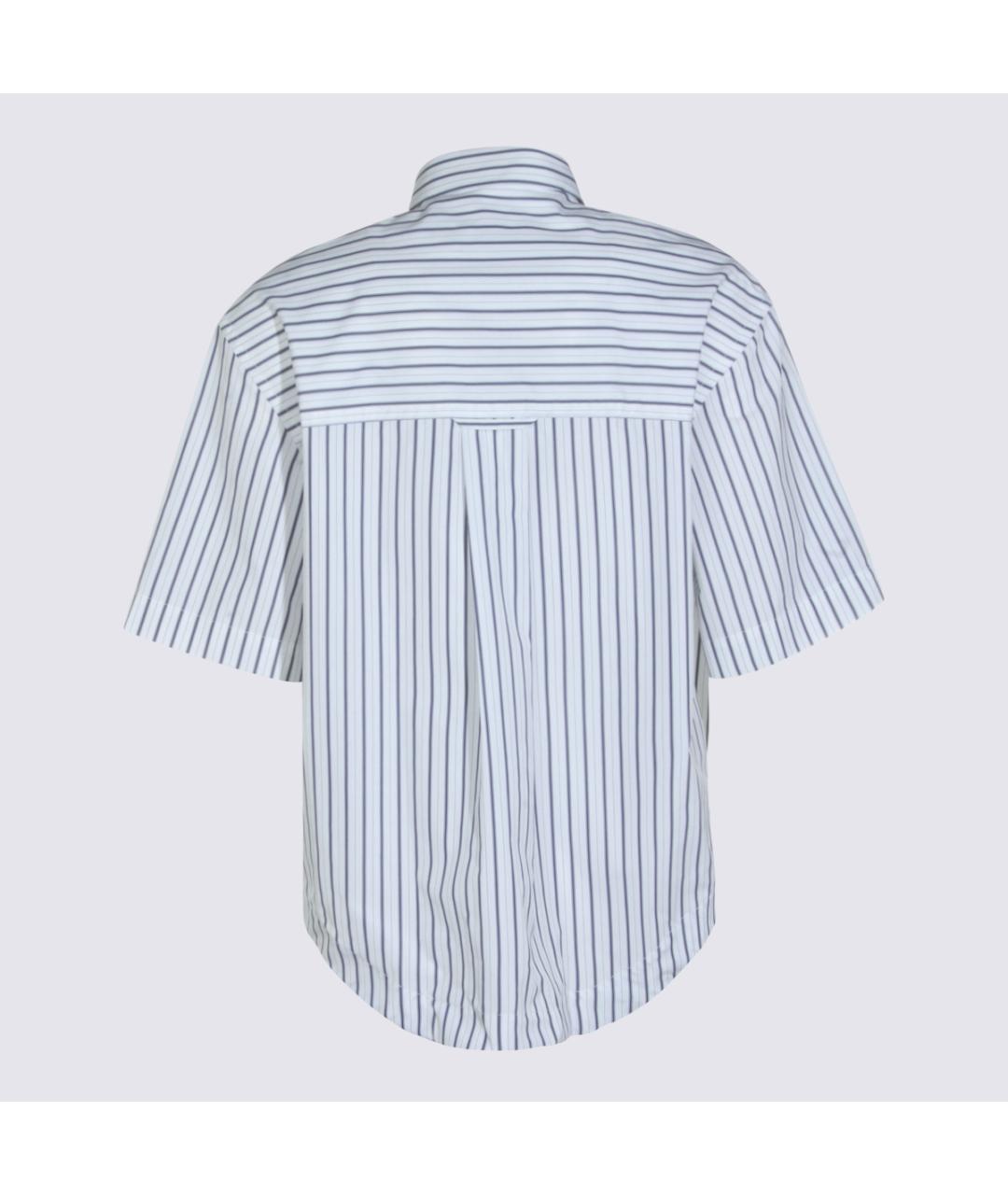 Ami Paris Белая хлопковая кэжуал рубашка, фото 2