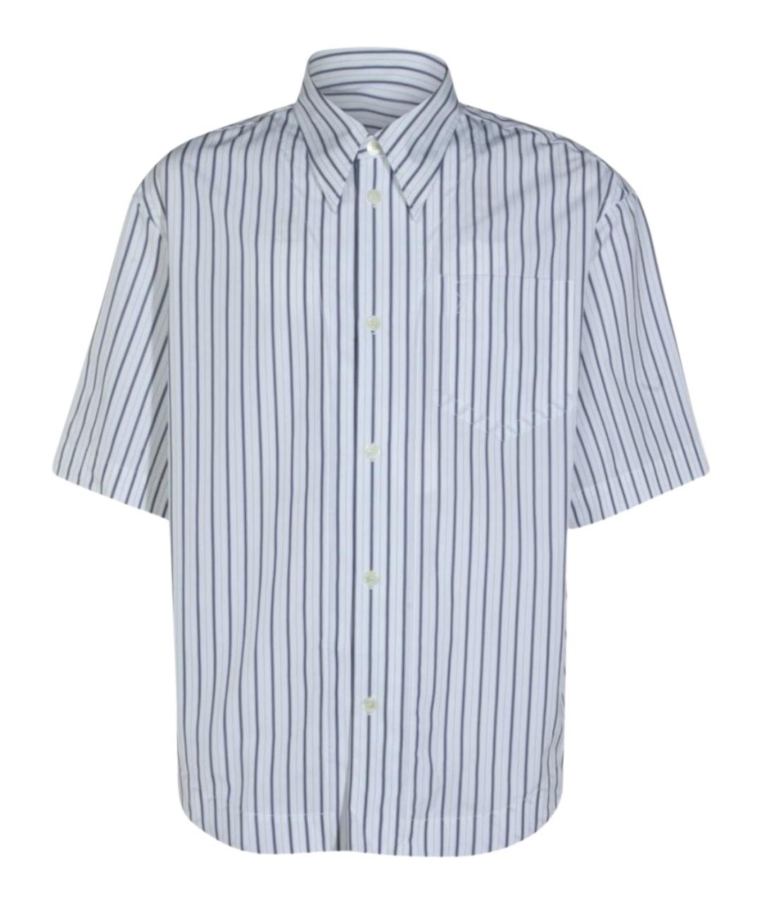 Ami Paris Белая хлопковая кэжуал рубашка, фото 1