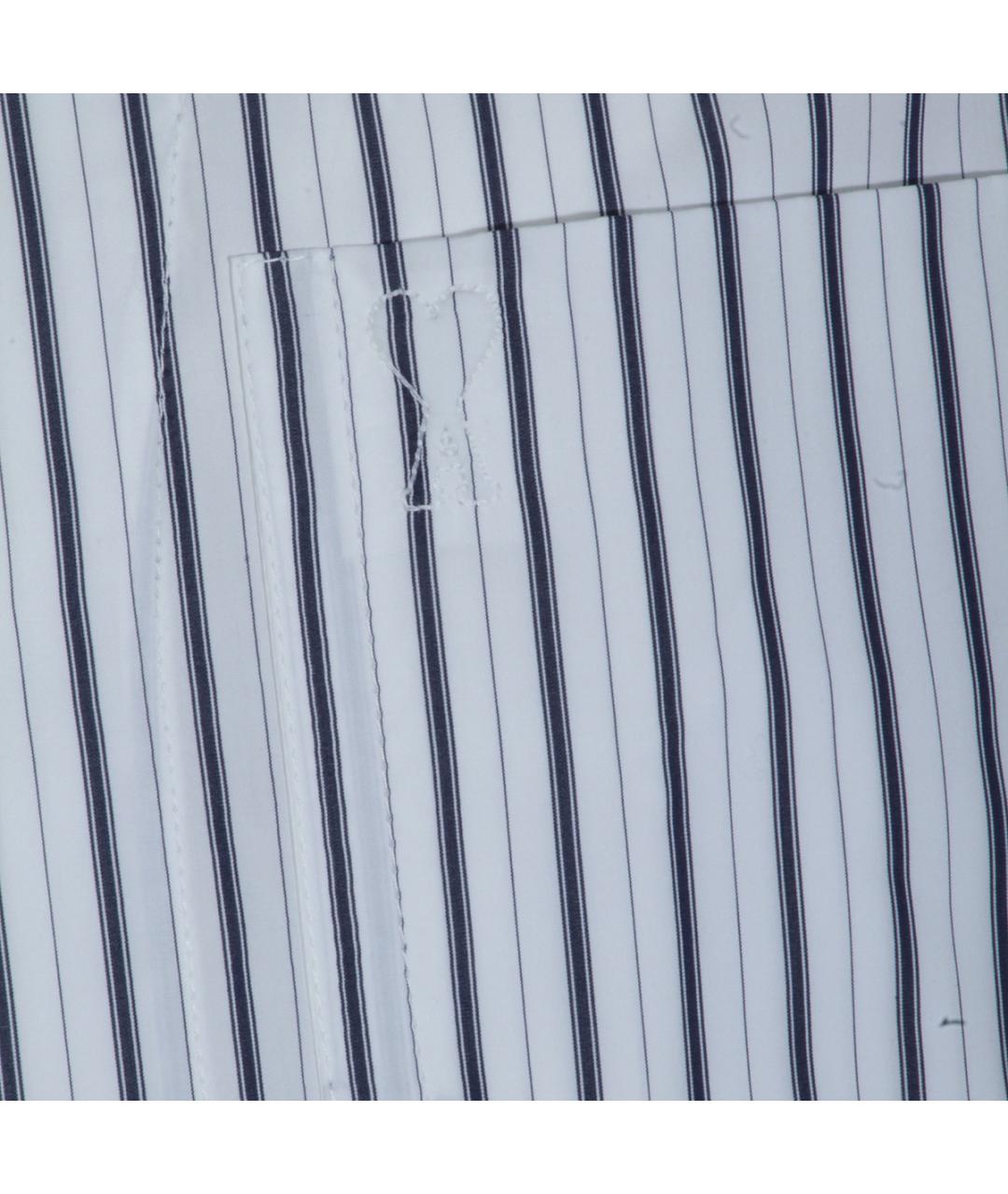 Ami Paris Белая хлопковая кэжуал рубашка, фото 3