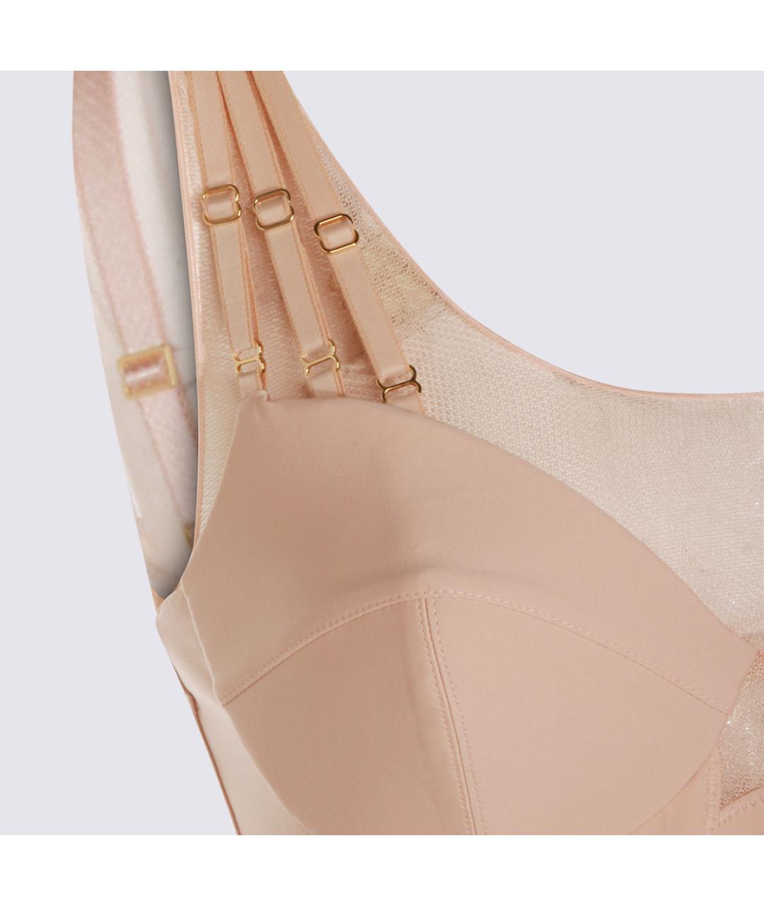 ELISABETTA FRANCHI Бежевое вечернее платье, фото 3