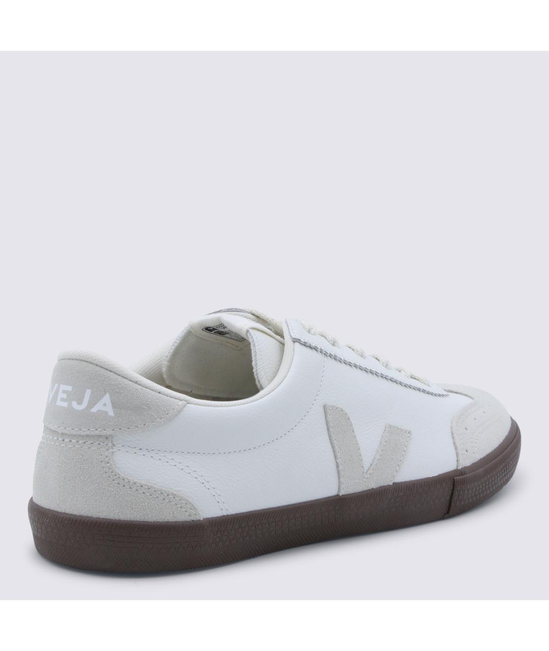 VEJA Белые кожаные низкие кроссовки / кеды, фото 3