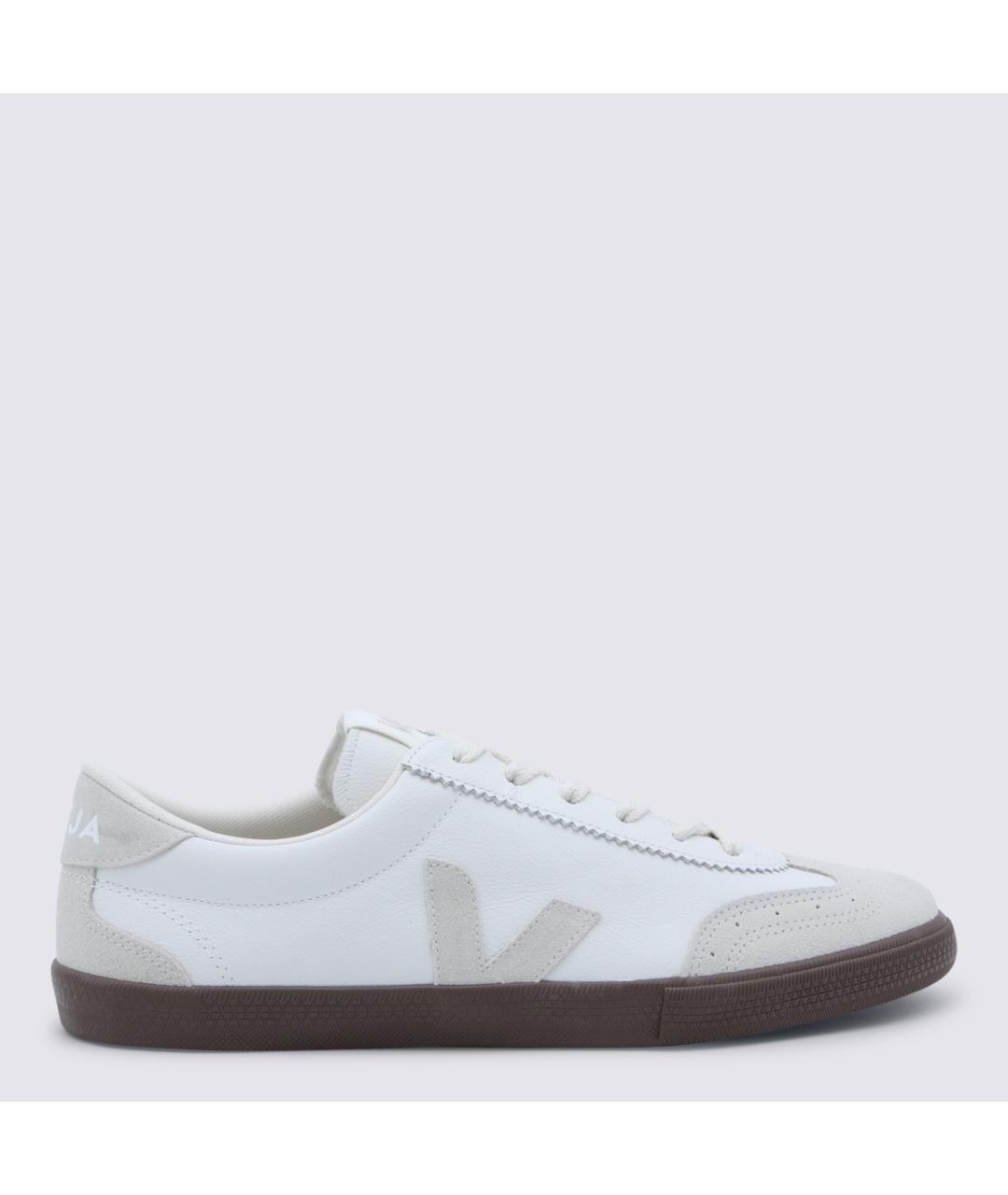 VEJA Белые кожаные низкие кроссовки / кеды, фото 5