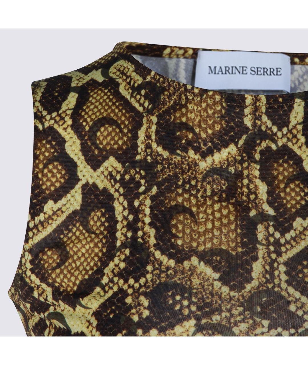 MARINE SERRE Мульти вискозное платье, фото 3