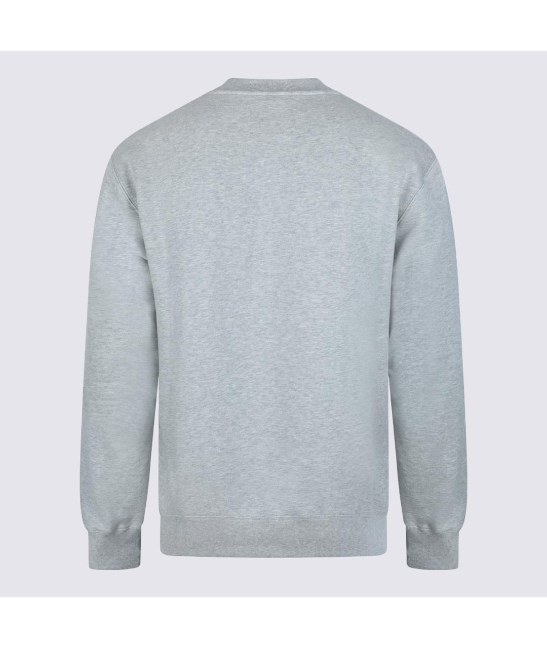 GUCCI Серый хлопковый джемпер / свитер, фото 2