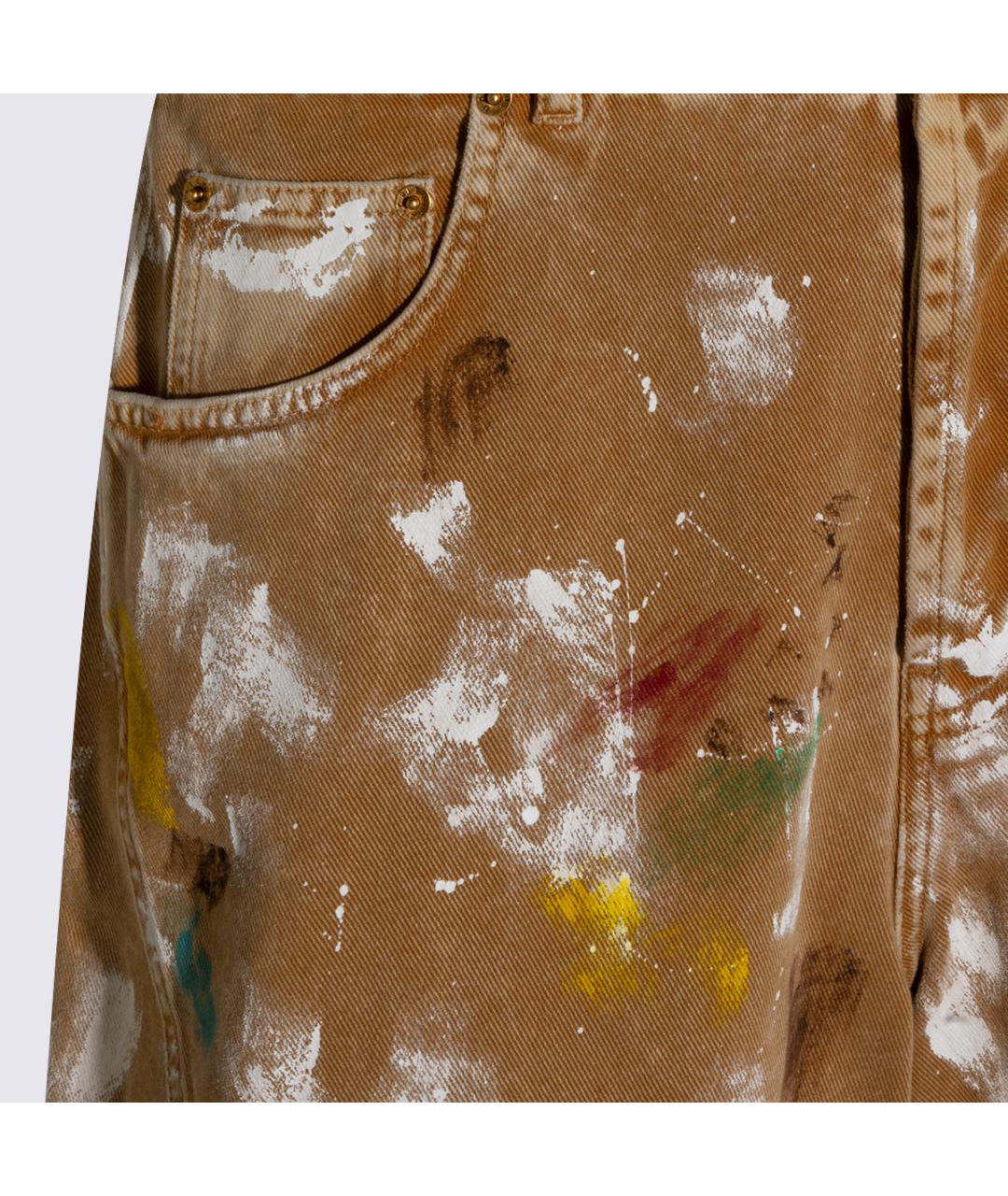 MOSCHINO Бежевые хлопковые шорты, фото 3