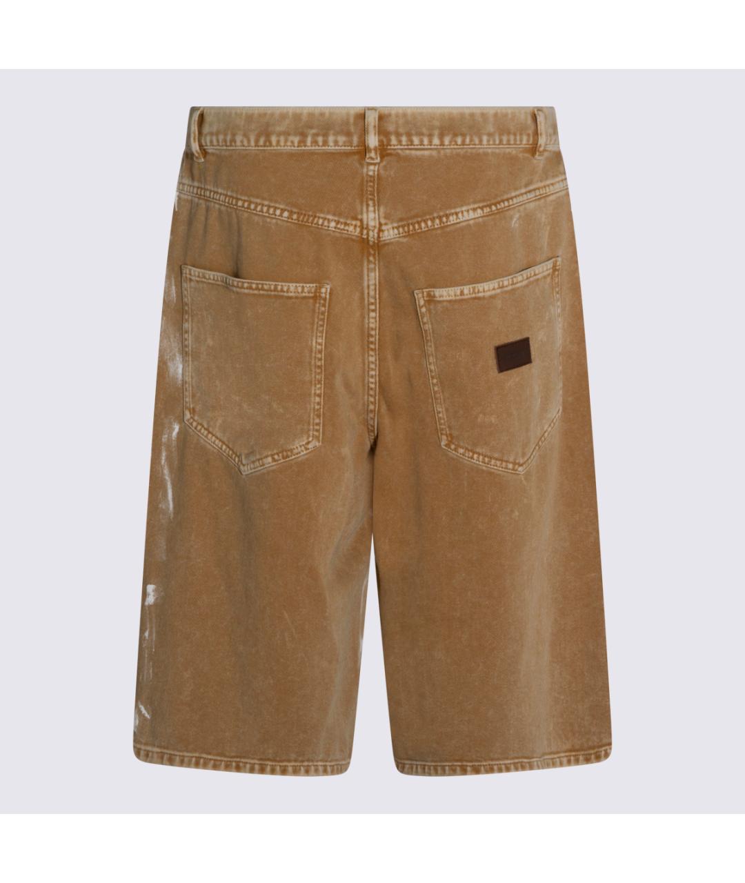 MOSCHINO Бежевые хлопковые шорты, фото 2