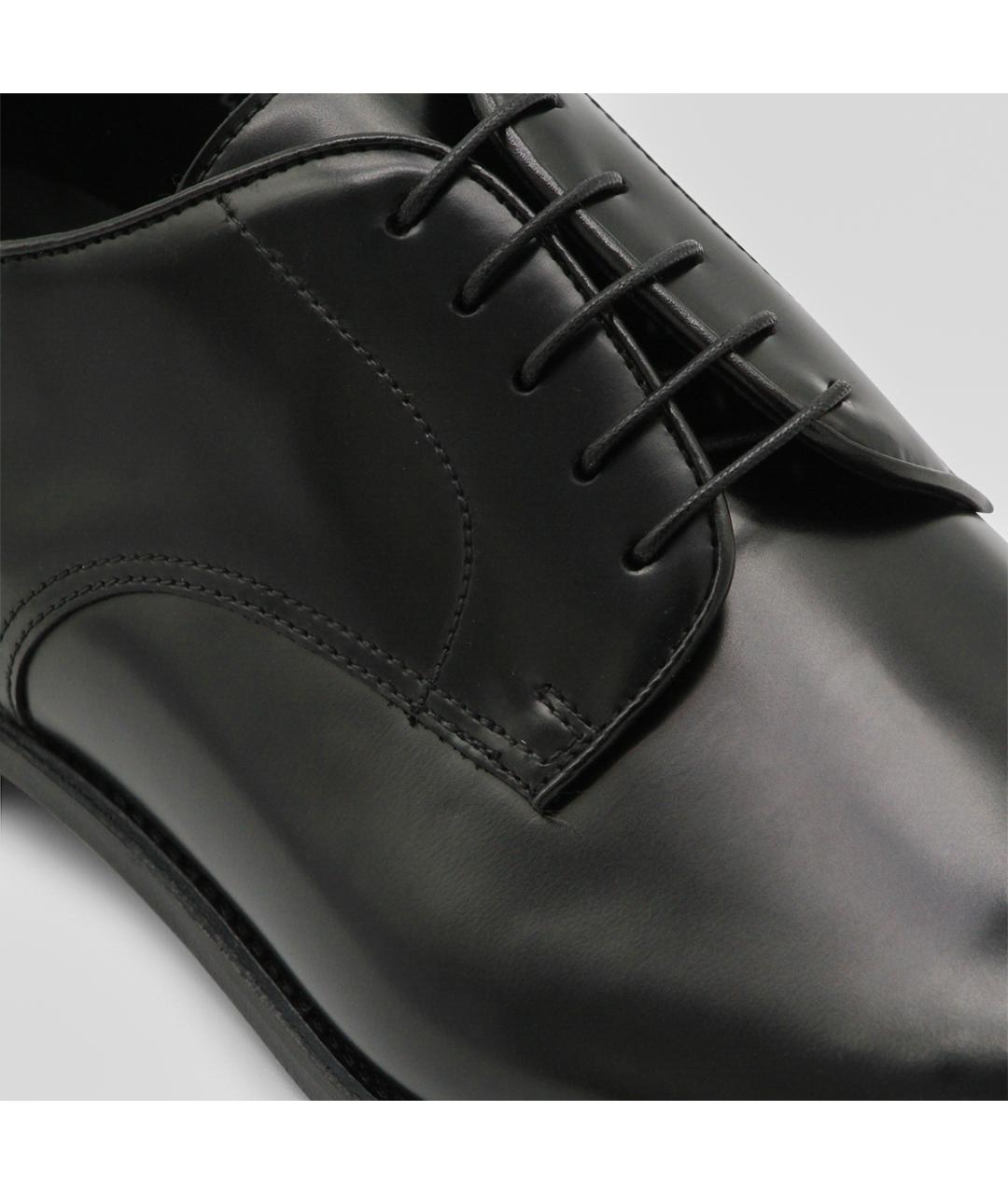 DOUCAL'S Черные кожаные низкие ботинки, фото 4