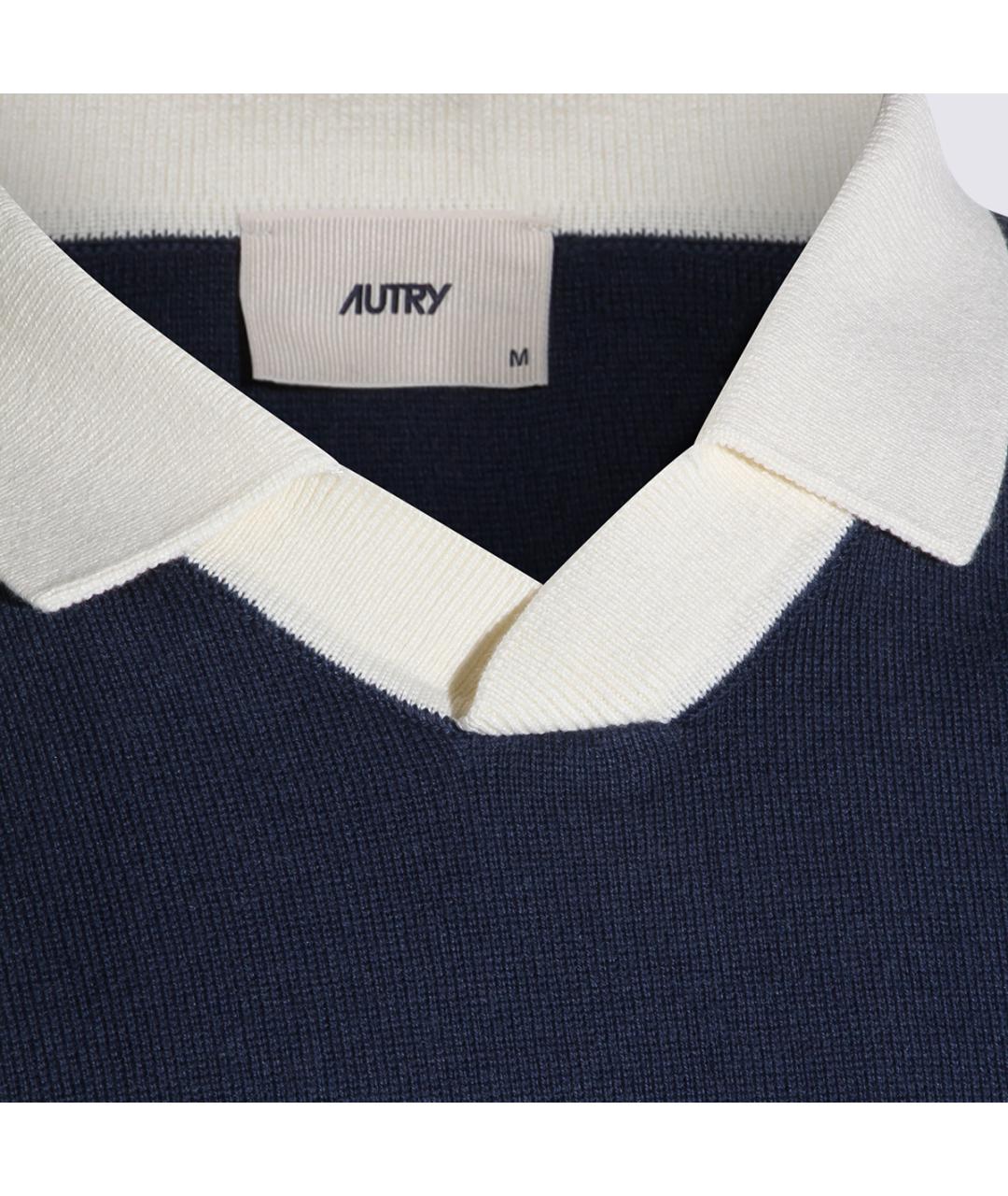 AUTRY Синий хлопковый джемпер / свитер, фото 3