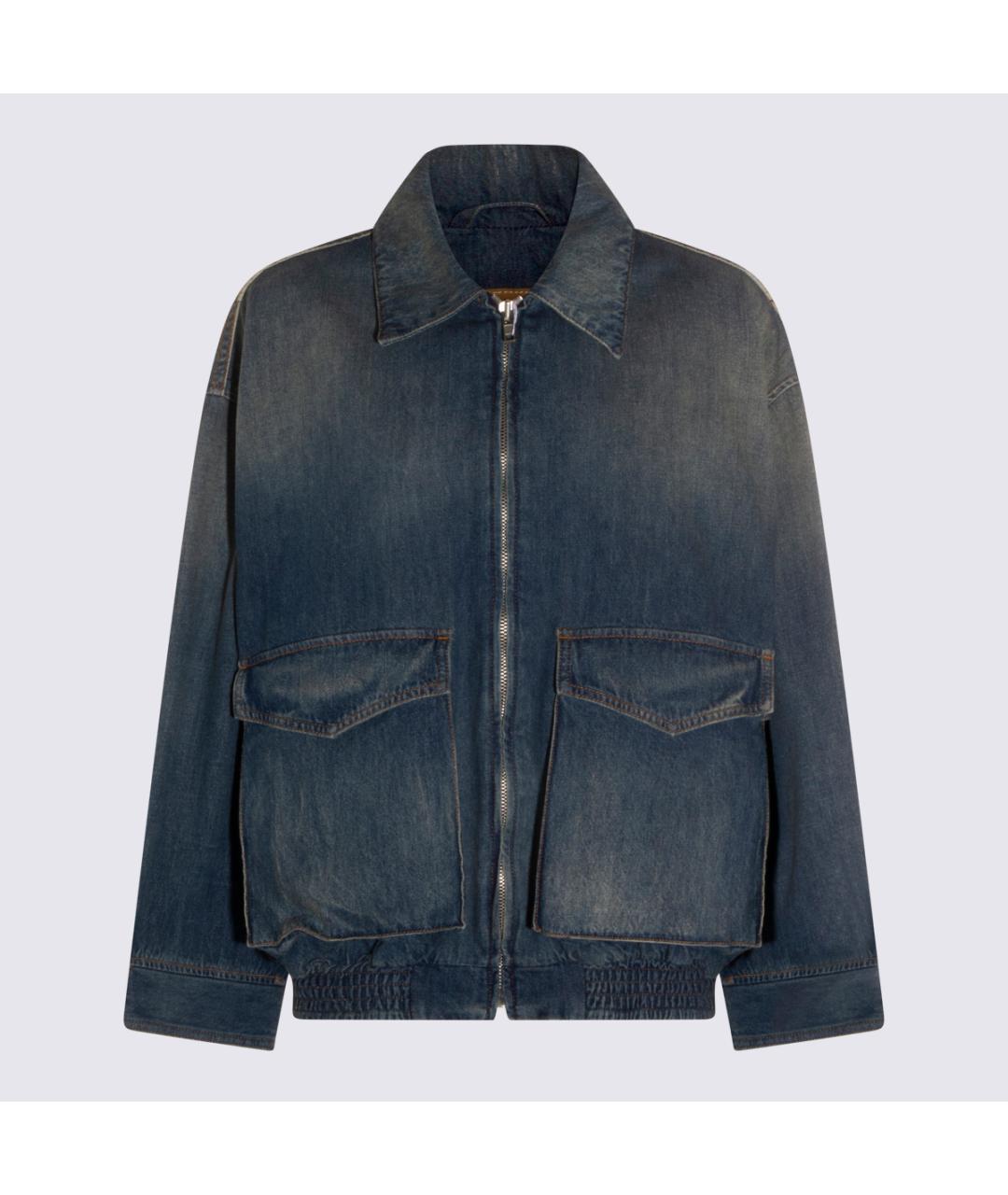 MM6 MAISON MARGIELA Темно-синяя хлопковая куртка, фото 5