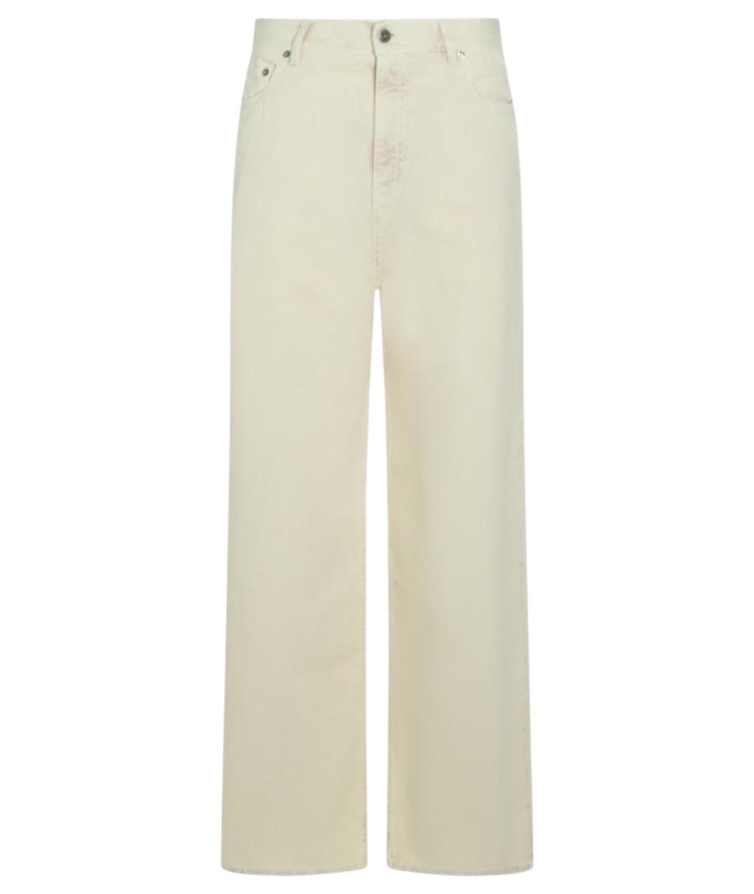 GOLDEN GOOSE DELUXE BRAND Хлопковые прямые джинсы, фото 1