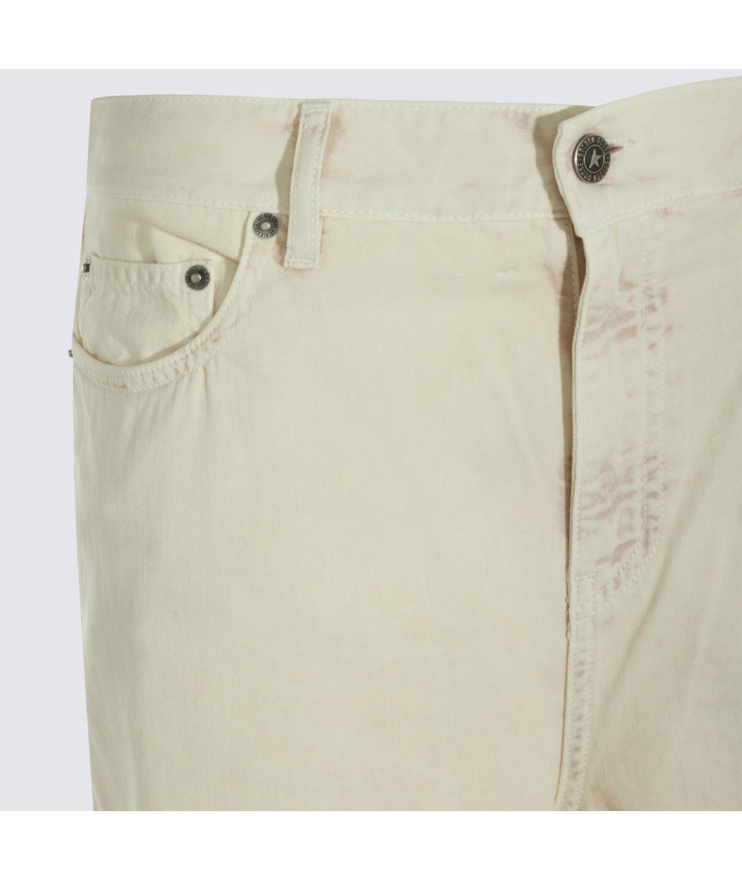 GOLDEN GOOSE DELUXE BRAND Хлопковые прямые джинсы, фото 3