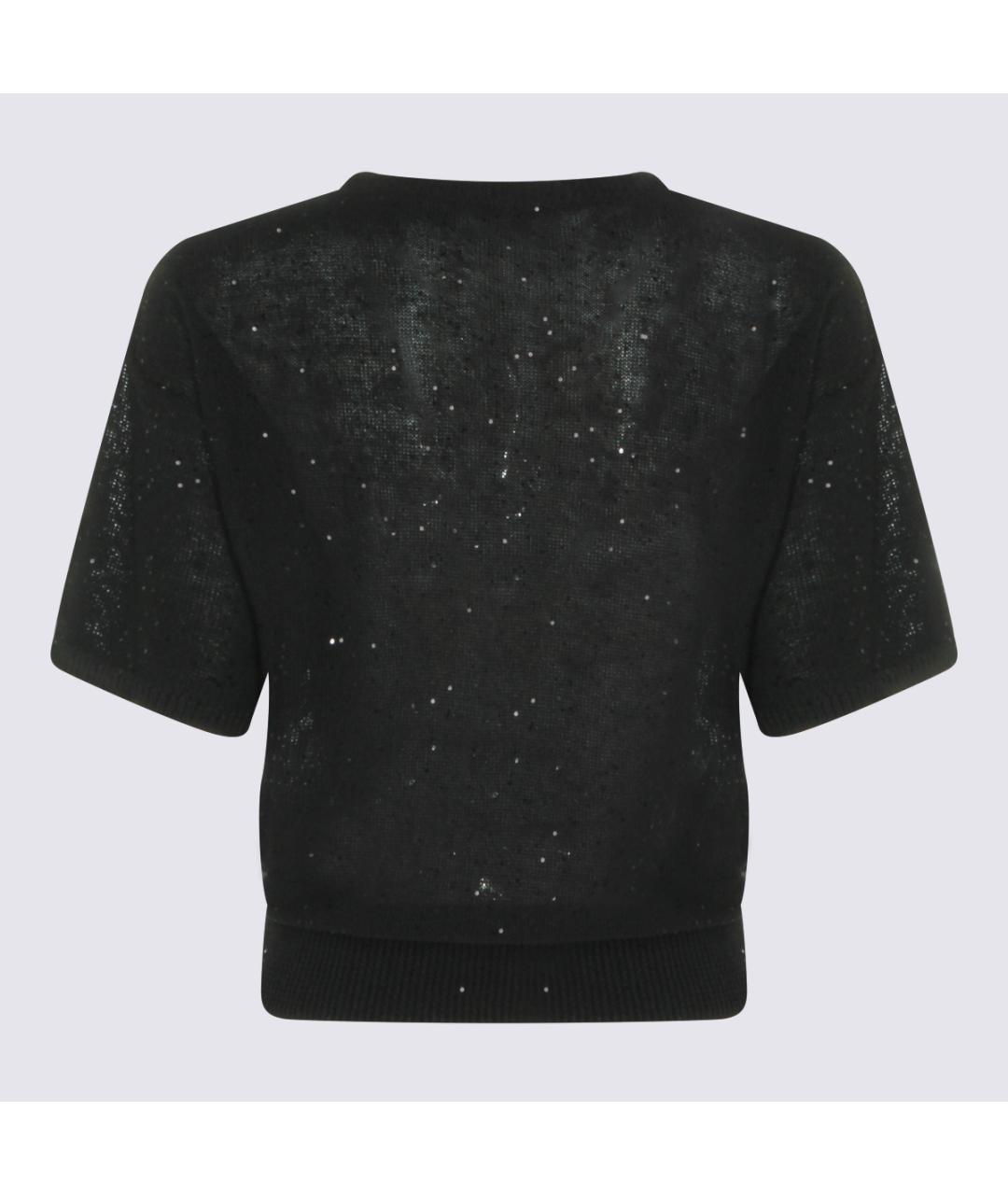 ANTONELLI FIRENZE Черный льняной джемпер / свитер, фото 2