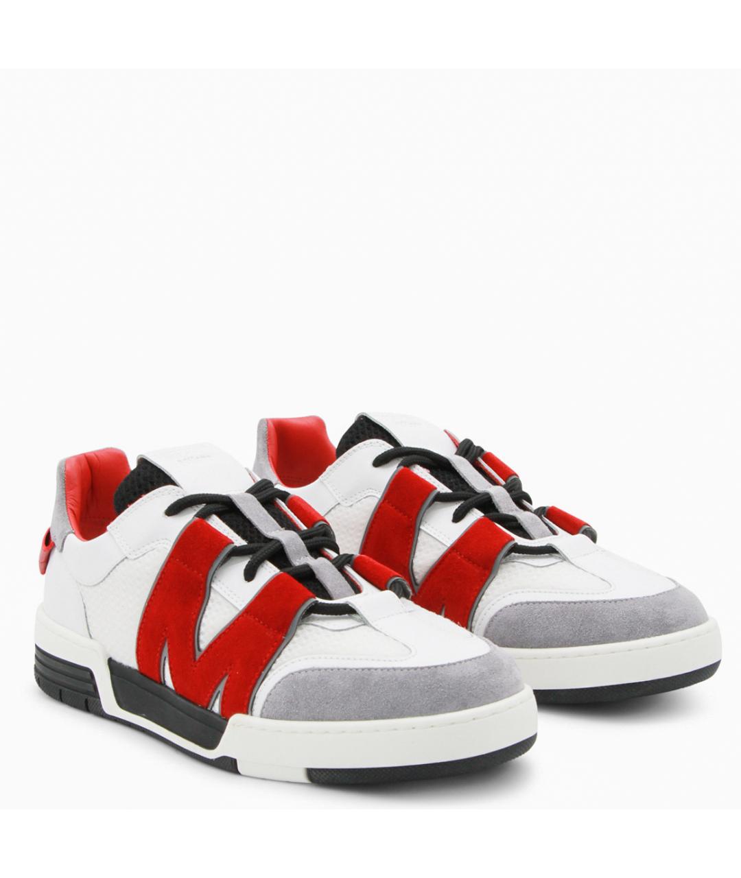 MOSCHINO Мульти замшевые низкие кроссовки / кеды, фото 2