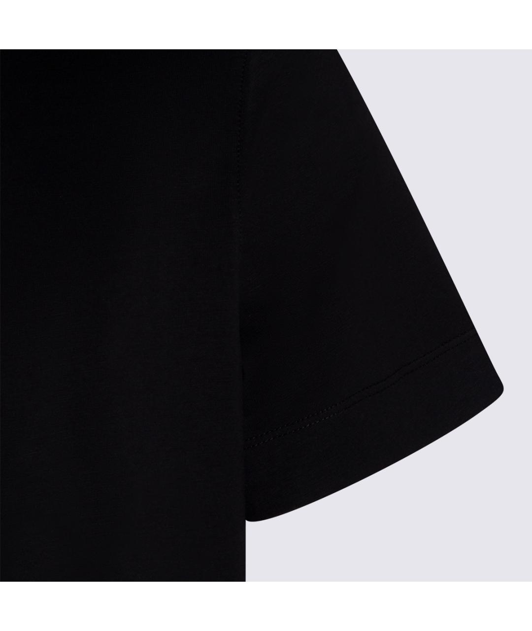 ZEGNA Черная хлопковая футболка, фото 3