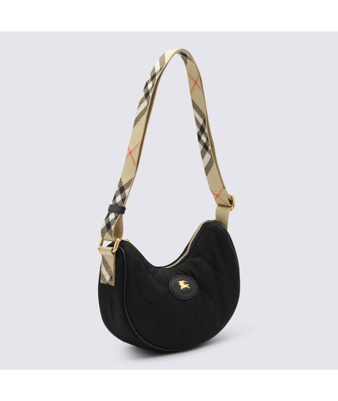 BURBERRY Черная сумка с короткими ручками, фото 2