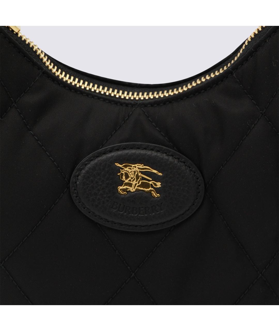 BURBERRY Черная сумка с короткими ручками, фото 4