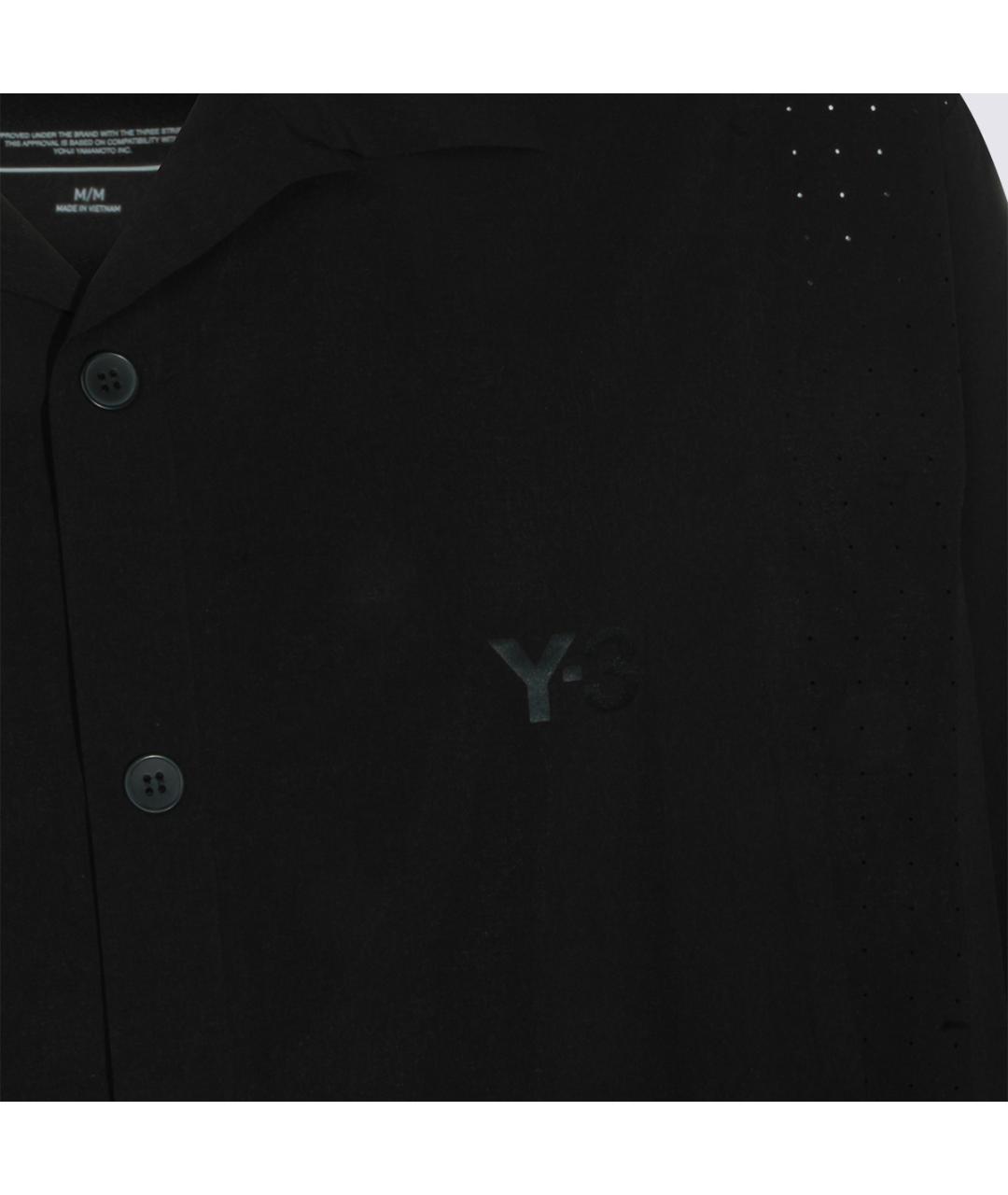 Y-3 Черная кэжуал рубашка, фото 3