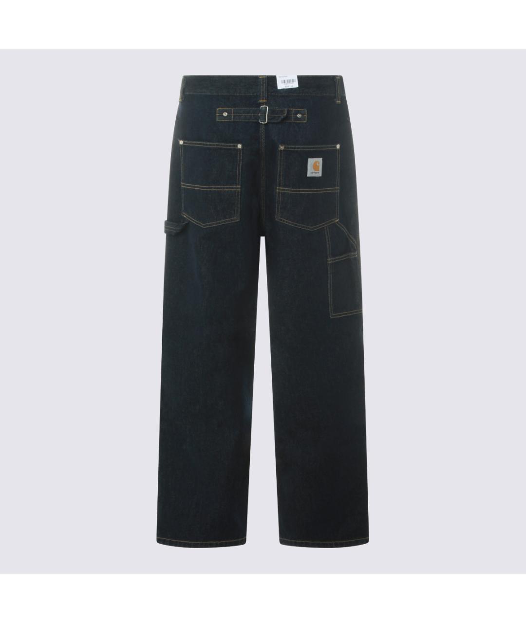 CARHARTT WIP Синие хлопковые прямые джинсы, фото 2
