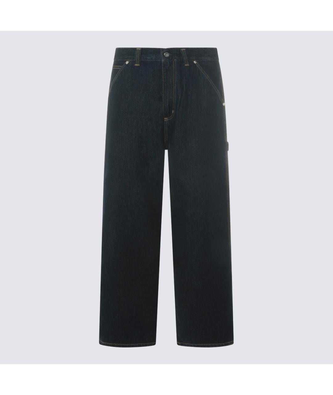 CARHARTT WIP Синие хлопковые прямые джинсы, фото 5