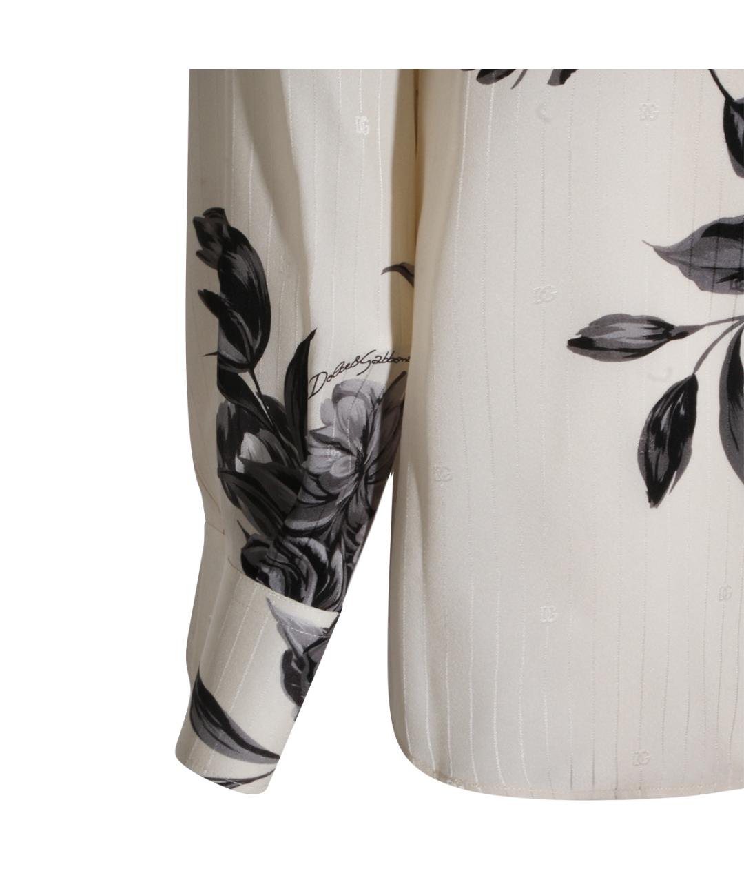 DOLCE&GABBANA Мульти шелковая кэжуал рубашка, фото 3