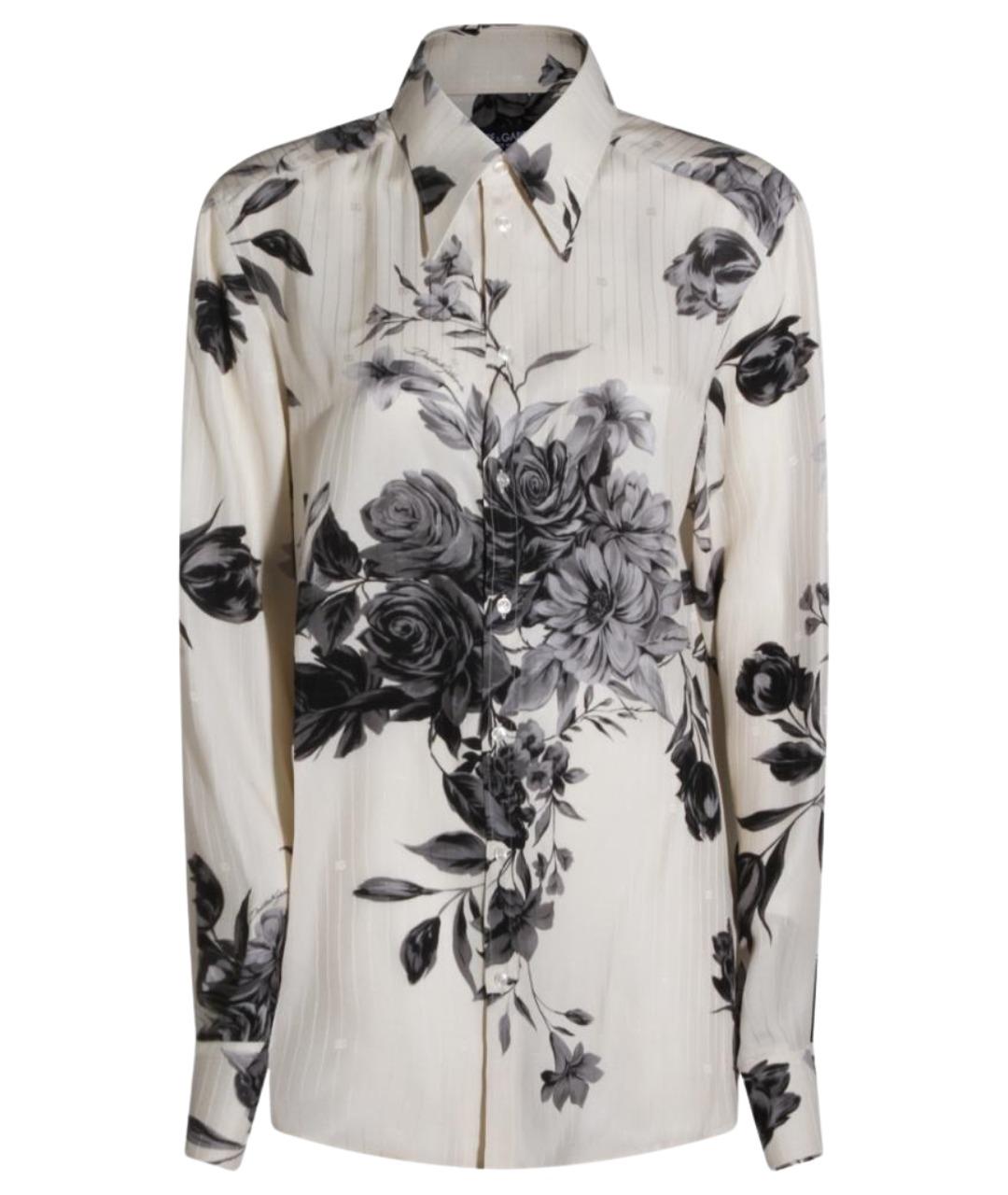 DOLCE&GABBANA Мульти шелковая кэжуал рубашка, фото 1