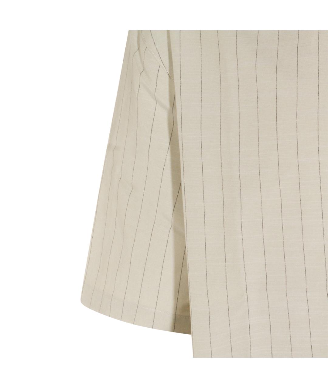 DAILY PAPER Бежевая хлопковая кэжуал рубашка, фото 4