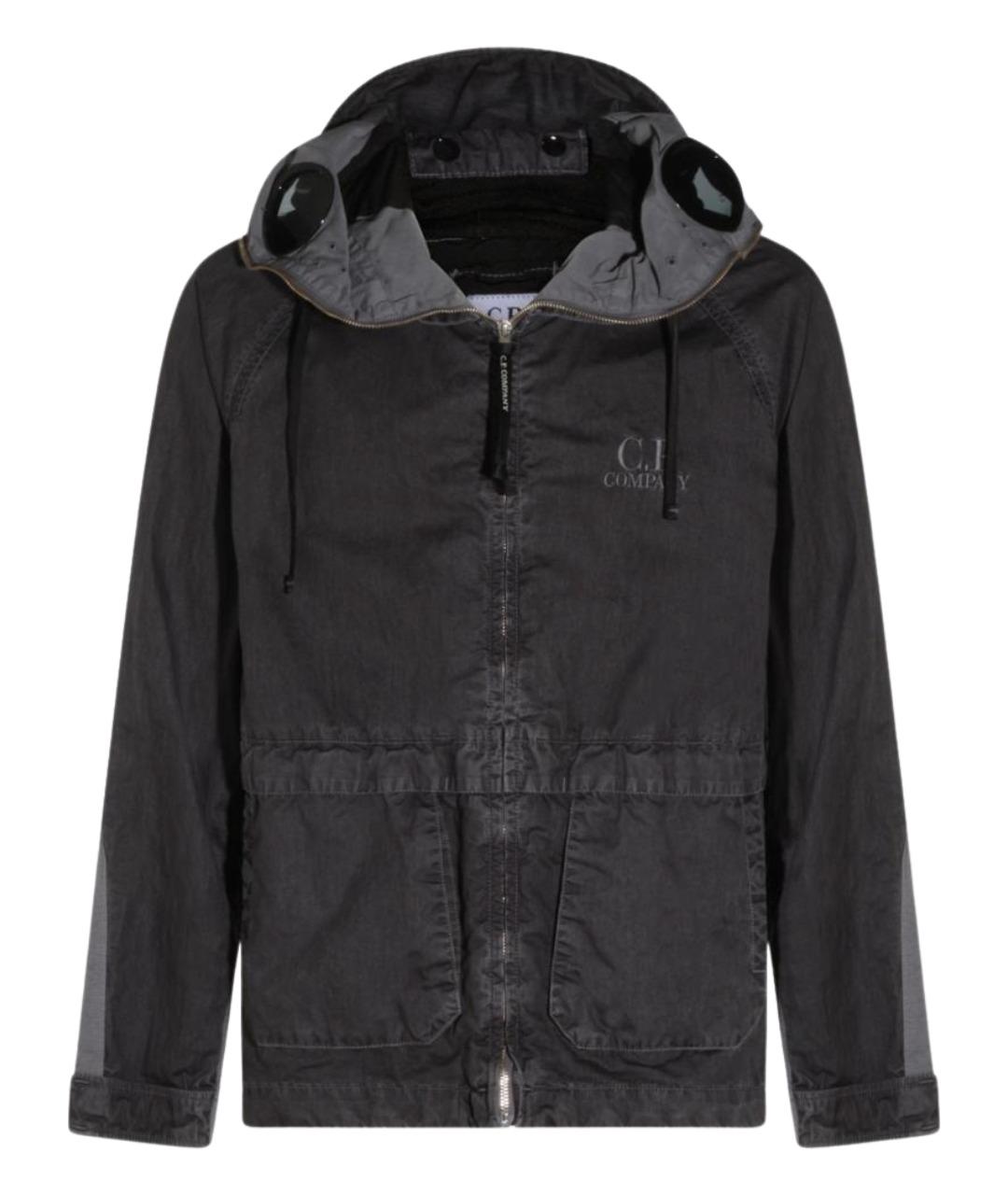 CP COMPANY Черная хлопковая куртка, фото 1