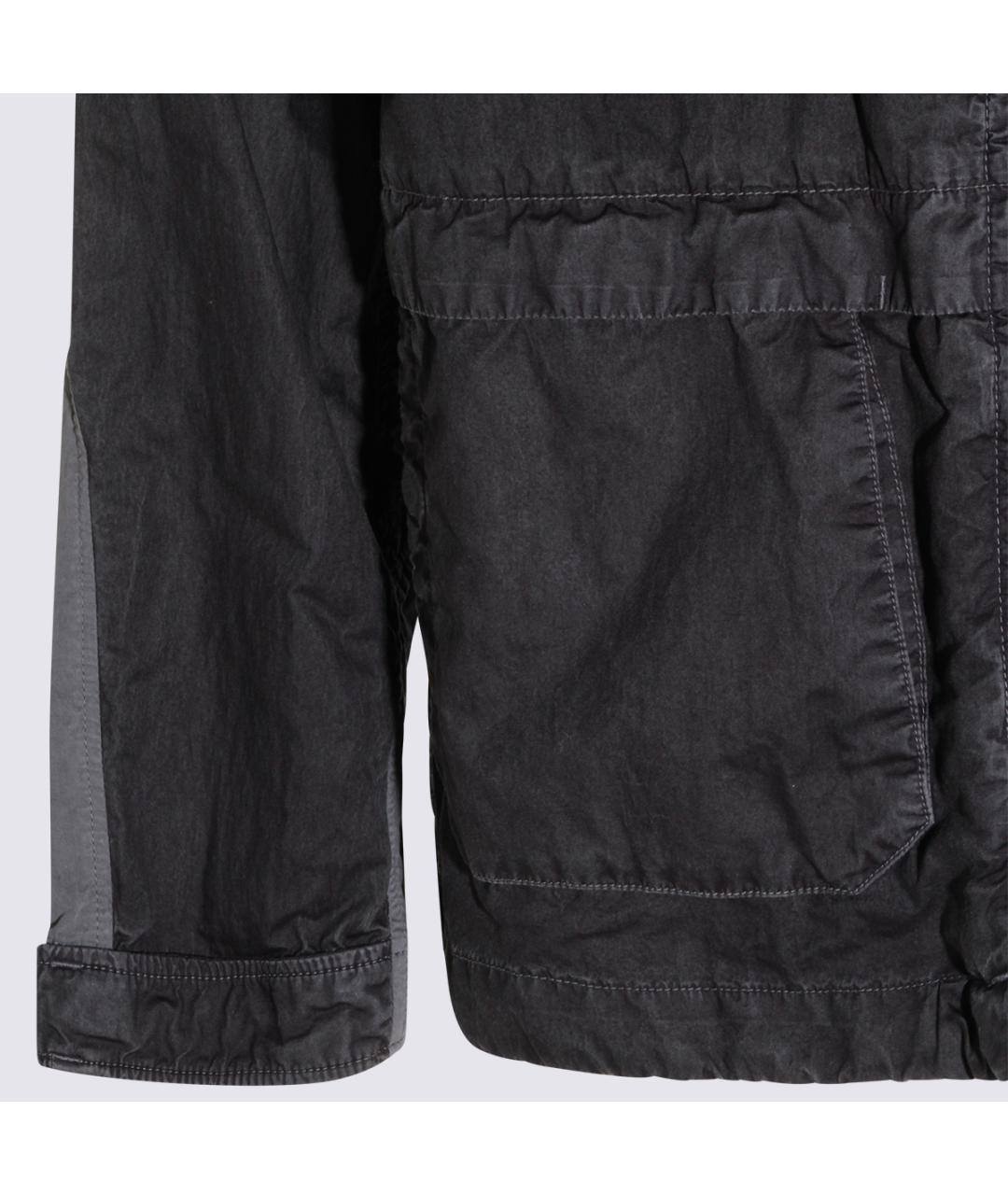 CP COMPANY Черная хлопковая куртка, фото 4