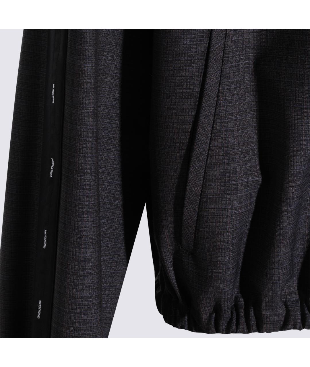 MOSCHINO Серая полиэстеровая куртка, фото 4