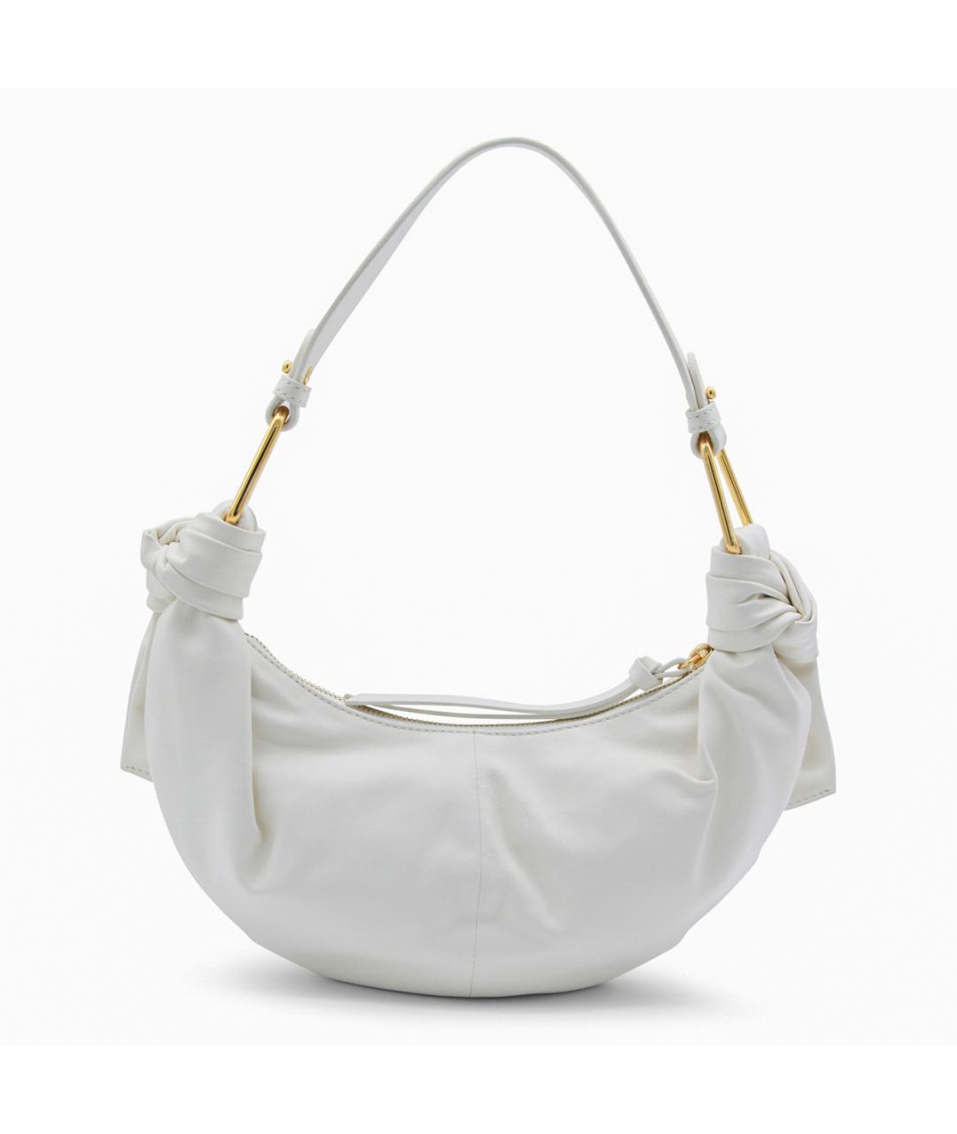COCCINELLE Белая кожаная сумка через плечо, фото 3