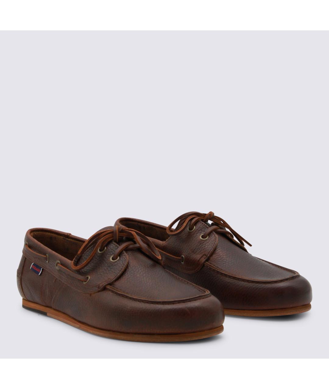 SEBAGO Коричневые кожаные лоферы, фото 2