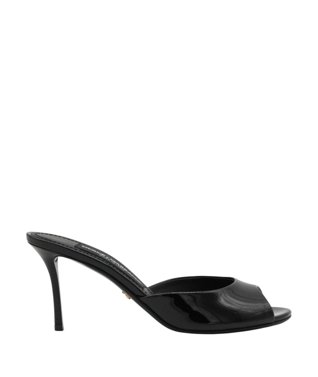 DOLCE&GABBANA Черные мюли, фото 1