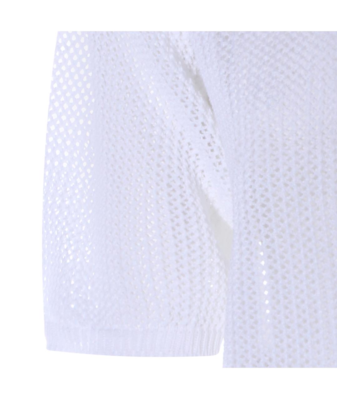 ANTONELLI FIRENZE Белый хлопковый джемпер / свитер, фото 3