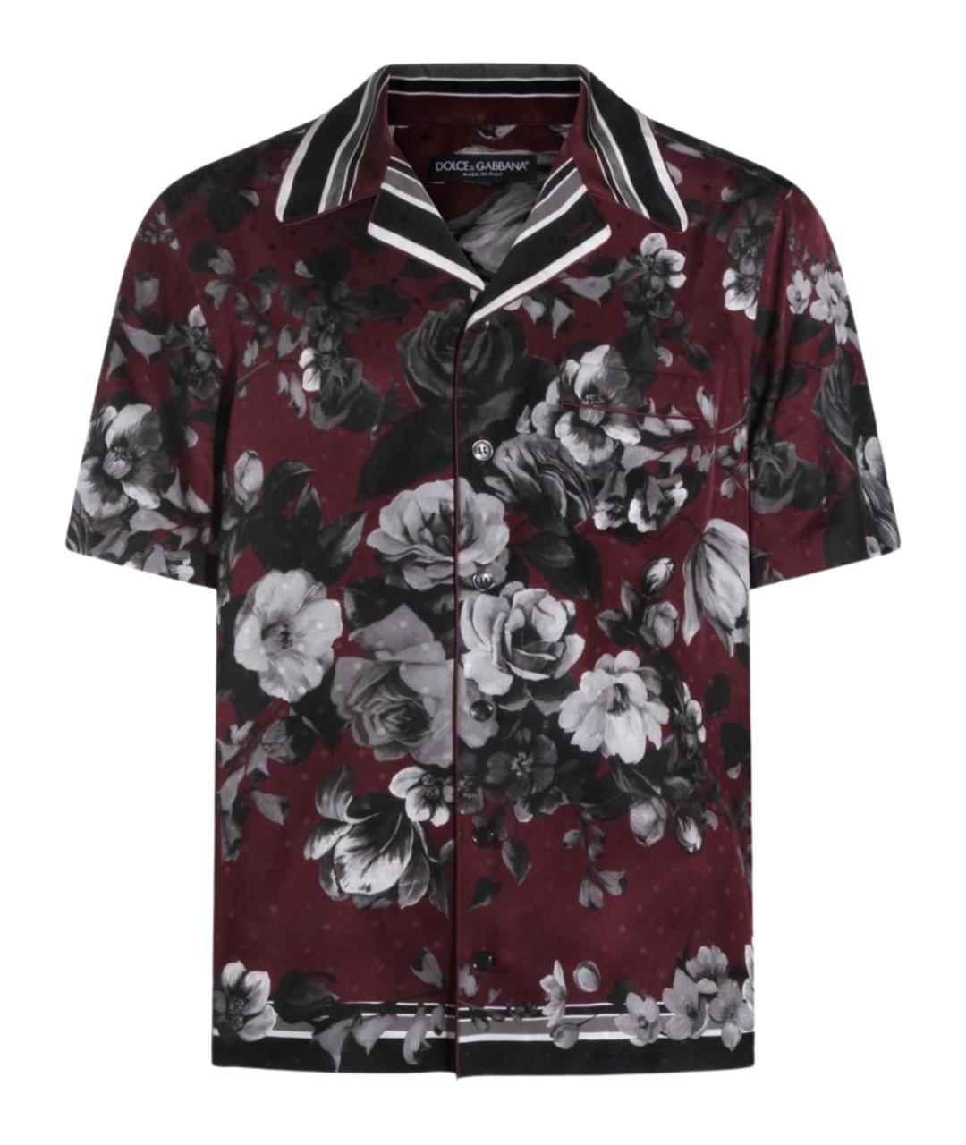 DOLCE&GABBANA Мульти шелковая кэжуал рубашка, фото 1