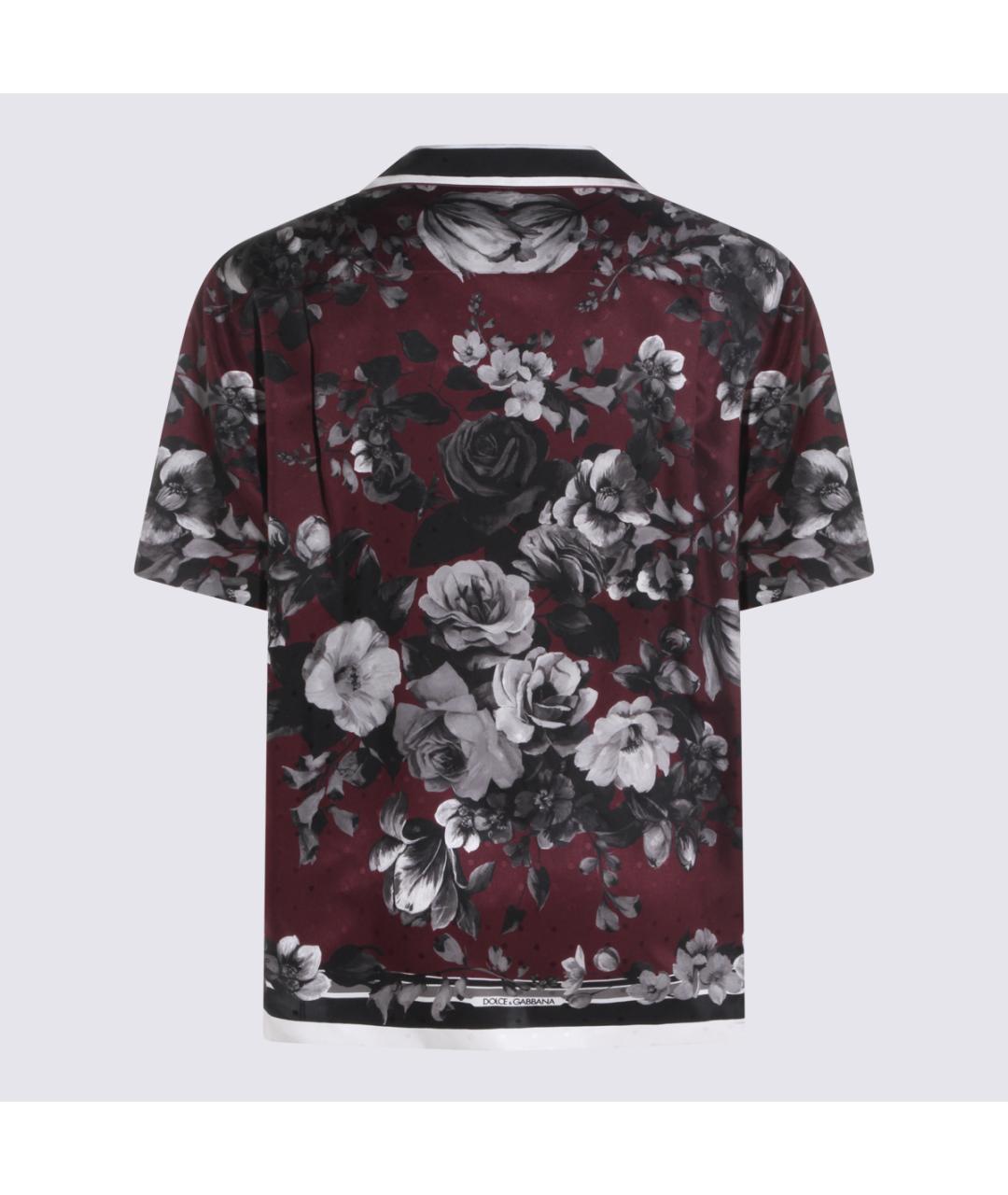 DOLCE&GABBANA Мульти шелковая кэжуал рубашка, фото 2