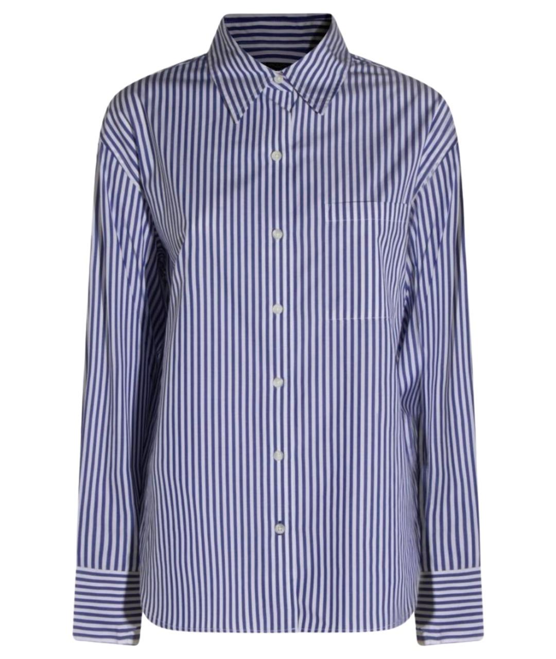 RAG & BONE Синяя хлопковая рубашка, фото 1