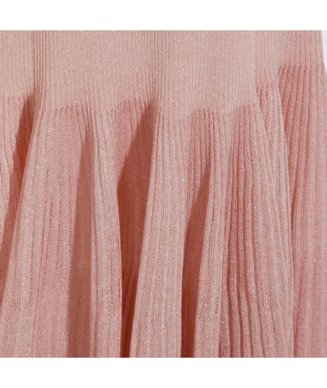 ZIMMERMANN Розовая вискозная юбка миди, фото 3